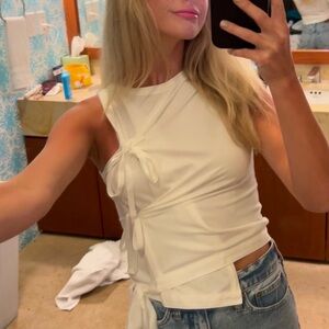 Geel Klaro Bows Tank, XS